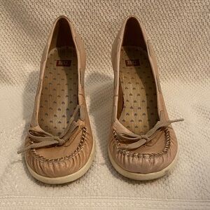 BC Footwear Tan Wedges